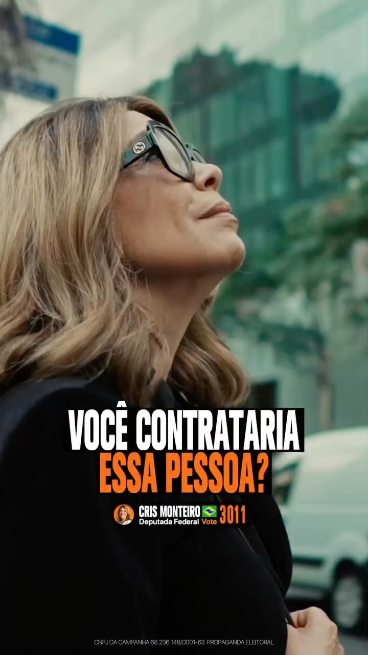 Conheça a @crismonteirosp e Vote 3011 para deputada federal.