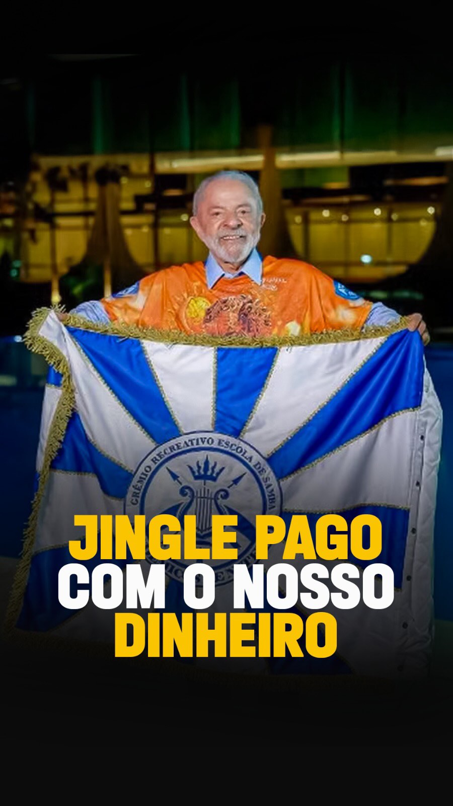 Isso não é samba. É pura propaganda para Lula!